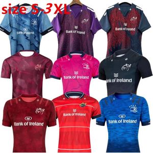2023 Munster City Rugby Jersey 21 22 23 Top Leinster Home Away Men Football Shirt Rugby TRIKOTS Rozmiar S-3xl