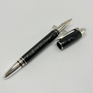 GIFTPEN Promotion-Schreibstift, schwarzer oder silberner Roller-Kugelschreiber, Füllfederhalter, Schreibwaren, Büro, Schulbedarf, mit Seriennummer und 1 Geschenk