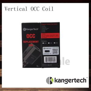 Kanger Subtank Pionowe cewki OCC Taca ceramiczna V2 0,5 1,2 1,5 omowa Kangertech SubTanch Zastępowanie organicznej cewki bawełnianej Cewka OCC 100% Authentic