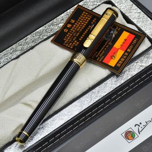 Alta qualidade de caligrafia m metal nib escritório fonte tinta escola preto papelaria picasso caneta canetas para presente de natal fjrbn