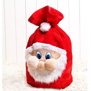 Confezioni regalo di Natale Ornamenti Pupazzo di neve di Natale Babbo Natale Borsa da trasporto in stoffa carina Borsa regalo di lusso