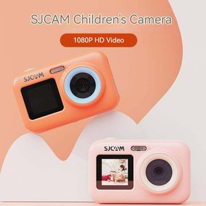 Sjcam câmera de tela dupla para crianças, 1080p, câmera de brinquedo para crianças, educacional, faça você mesmo, fotografia digital, presente de aniversário, crianças, dv funcam +