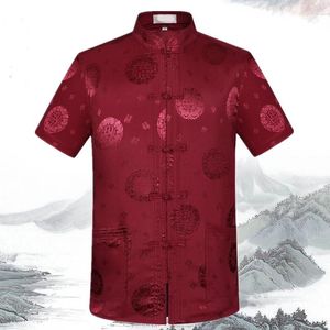 Roupas étnicas chinesas tradicionais para homens masculino shanghai tang terno mandarim colar jacket jacket jacket 2023 ta331