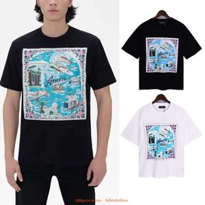 Tasarımcı Moda Giyim Tshirt Lüks Erkek Günlük Tees Trend Marka Işık Amires California Hawaiian Jinzhou Özel Saf Pamuk Kısa Kollu T-Shirt