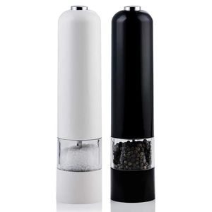 Mills Leeseph Battery Operated Pepper Grinders OneButton Electric Sea Salt Kitchen Tools Gadgets 231114