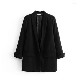 Abiti da donna Blazer da donna Moda Ragazze Rosso Lungo Feminino Ladies Abito nero Maniche da ufficio Abbigliamento primaverile Business