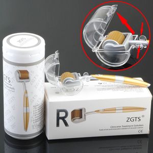 ZGTS Luxury 192 Titanium Micro Needles Therapy Derma Roller för akne ärr Anti-aging hud Beauty Care Tool av DHL