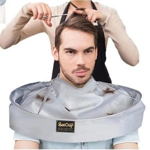 Hair Salon DIY Hairdressing Cloak Umbrella Shaving Cover Apron Household Cleaning Protective 231115