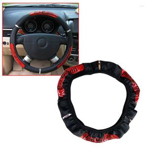 Steering Wheel Covers Car Cover Skidproof Auto Steering- Anti-Slip Universal Leather Car-styling 15inch/38cm