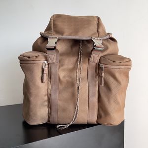 الرجال الفاخرة نساء Alto Jacquard Nylon Backpack Designer Bag Bag Green Black String Backs Hiking Hiking و Mountainering Bags Bags
