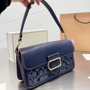 2023 Totes Handbag Designer Bag Women Classic Imitation Brand Stitching Letter Buckle Flower Shoulder Versatile Commuter Party Dinner