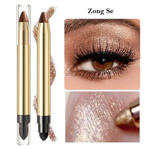 Ögon Shadow Glitter Eyeshadow Stick Shine Eye Shadow Shimmer White Highlighter Pencil Bronzer Pen Metal Bright Party Women Make Up CosmeticSL231115