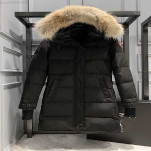 Women's Down Parkas Designer Canadian Goose Mid Length Version Puffer Womens Jacket Winter Thick Warm Coats Windproof Streetwear C1q4e2q4e2