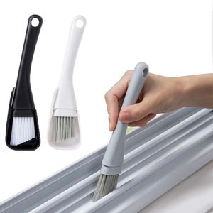 New Window Groove Cleaning Brush Windows Slot Cleaner for Door Floor Gap Keyboard Brush+Dustpan 2 In 1 Household Cleaning Tools Kit