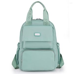 Backpack 2023 Trendência Anti-roubo Casual Nylon de alta qualidade Brand feminina para meninas