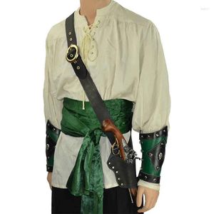 Partyzubehör Steampunk-Piratenholster Pistole Baldric Western-Stil Antiker Blunderbuss-Halter mit verstellbarem Schultergurt Dress Up