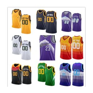 Maglia da basket Utahs Lauri 23 Markkanen Jo rdan 00 Clarkson John Uomo Donna Gioventù 20 Collins Collin 2 Sexton Kelly 41 Olynyk Uniformi da basket 2023/24 City Jersey