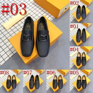 38Model 2024 Moda Włoskie mokasyna Designer Buty luksusowe mokasyny Patent skórzane buty Oxford dla mężczyzn formalne Mariage ślubne ślub