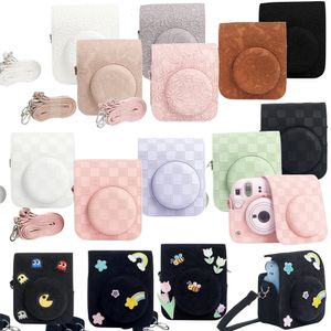 Torba torby na aparat Torba aparatu dla Fujifilm Instax Mini 12 Case dla Instax Mini12 Instant Camera Akcesoria z paskiem na ramię 231114