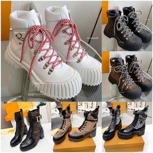 Designer Ruby Ankle Boot Women Desert Boots Top-Quality Calf Leather Luxury Thick Sole Casual Booties Shoes