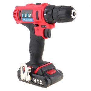 Freeshipping Vt104 Ac 100-240V Cordless 21V Two-Speed Electric Screwdriver/Drill With 2 Lithium Batteries And Power Display Light Uccbj