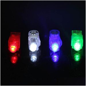 Decorazione per feste Kids Dance Lightup Toys Flash Light Emitting Laser Sticks Led Bright Finger Ring Toy Za1180 Drop Delivery Home Gard Dhbx7