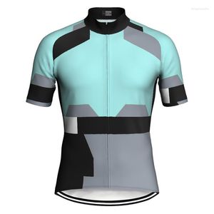 レーシングジャケット2023ファッションバイクの服短袖ジャージーサイクリングジャケットロードウェアMTBセーターダウンヒルトップアンチスリップシャツスポーツ額