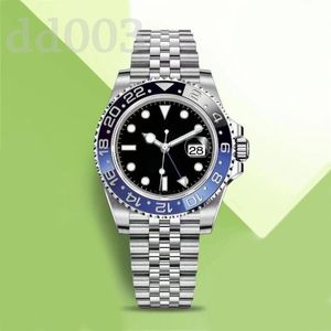 Luminous Designer Watches Wysokiej jakości Women Watch Blue Red 40 mm Sapphire Montre de Luxe Holiday Gift Mechanical 904l GMT Na ręce Business 116610 SB021 C23