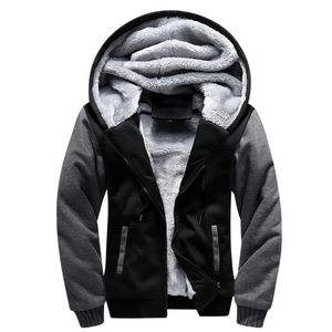 Herren Hoodies Sweatshirts Patchwork Fleece Hoodie Winter Dicke Casual Mit Kapuze Strickjacke Mode Bomber Pelz Jacken Zipper Mantel 5xl 231114