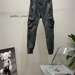 Mens Patches Calças Cargo Vintage Designer Grande Bolso Macacão Calças Track Pant Sweaterpants Leggings Calças Esportivas Longas MBka Stones 375