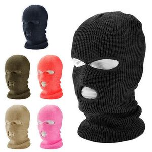 Radfahren Caps Masken Mode Volle Gesicht Abdeckung Hüte Ski Maske Beanie Sturmhaube Wandern Winter Outdoor Warm Gestrickte für Frauen Männer 231115
