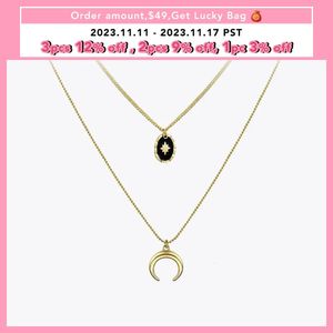 Chokers Enfashion Multi Layer Chain Necklace For Women Holiday Vintage Gold Color Long Bohemian Choker Necklaces Jewelry Gifts P193008 231115