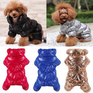 Dog Apparel Winter Pet Clothes For Small Dogs Cats Warm Fleece Puppy Jacket Coat Waterproof French Bulldog Jumpsuits Chihuahua Clothing 231114