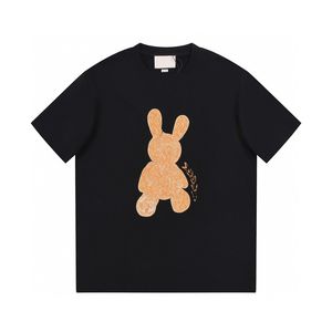 2023メンズTシャツ夏100％コットン韓国ファッションTシャツ男性/女性因果oネックベーシックTシャツ男性トップ＃KH03