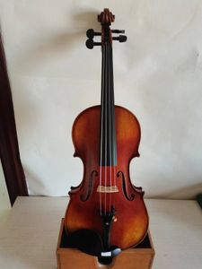 Master Violin 4/4 Guarneri Model Solid Flamed Flamed Back Old Spruce Top K2916