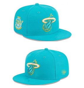 Miami'''Sheat'''Sball Caps Casquette 2023-24 Unisex Moda Pamuk Beyzbol Kapağı Snapback Şapka Erkek Kadın Güneş Şapkası Nakış İlkbahar Yaz Kapağı Toptan A1