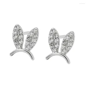 Stud Earrings S925 Sterling Silver Forest System Senior Sense Ear Temperament Personality Female Jewelry