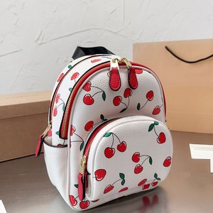 Klassiska söta ryggsäckar Designers Luxury Ryggsäck Back Pack Bookbag Women Designers Mode All-Match stor kapacitet Cherry Bookbags 230728bj