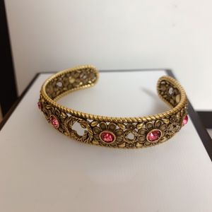 Projektanta diamentowa bransoletka luksusowe g biżuterii marka Bangle Diamond for Women Men Srebrne klasyczne bransoletki prezent imprezowy Banles
