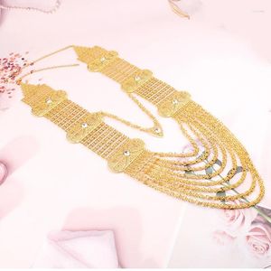 Pendant Necklaces Punk Exaggerated Ladies Necklace Layered Tassel Long Chain Arabian Wedding Jewelry Wholesale Bridal Gifts Lot Women best quality