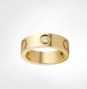 anello d'amore acciaio argento anello d'amore uomini e donne gioielli in oro rosa per gli amanti coppia anelli anelli di fidanzamento regalo per le donne