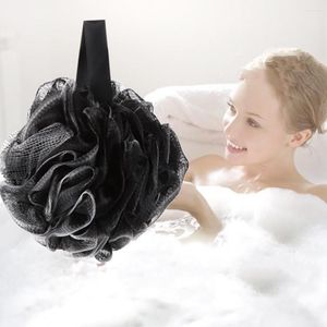 Set di accessori per il bagno Exfoliating Mesh Shower Brush Sponge Black Clean Bagni Products