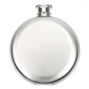 Hip Flasks HOOMIN Wine Bottle Alcohol Drinkware Accessories Stainless Steel Russian Liquor Pot Round Whiskey Flask