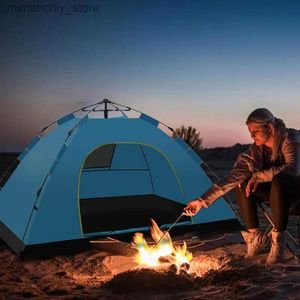 Tende e rifugi Tenda pop-up Tenda da campeggio per 1-2 persone Facile installazione istantanea Protab Zaino in spalla Riparo per il sole per viaggiare Escursionismo Campo da campeggio Q231117