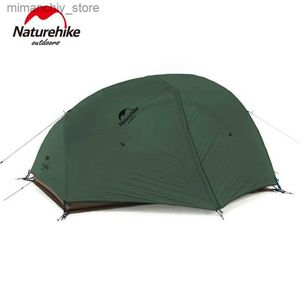 Tält och skydd NatureHike Camping Tent Star River 2 Person Ultralight Tent Outdoor 20D Vandring Cykelcamping Tält 4 Säsong Vattentät tält Q231115