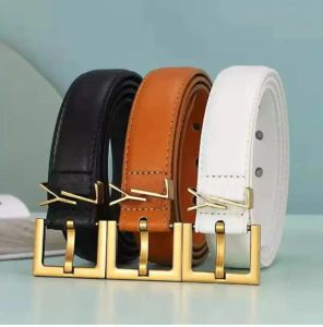 Designer Belts YS Buckle Belt for Women Genuine Leather 3cm Width High Quality Men cnosme Womens Waistband Cintura Ceintures no box