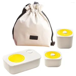 Servis bento accessoarer lunchlåda medelstora plastbehållare snacks containrar pp lagring miss