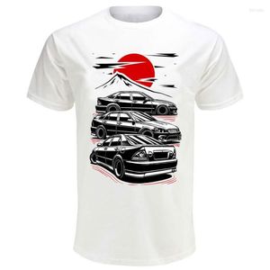 Men's T-skjortor Altezza IS200 IS300 T-shirt Summer Men Short Sleeve Car Sport Cool Boy Casual Tops Fashion White Tees