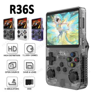 Portable Game Players R36S Retro Handheld Video Game Console Open Source Linux System 3.5 Inch IPS Screen Portable Pocket Video Player 15000 Games 231114