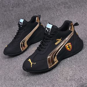 Dress Shoes Soft soled leather upper heightening daddy shoes lovers' sports casual fashion shoes autumn new men's shoes women's shoes T231115